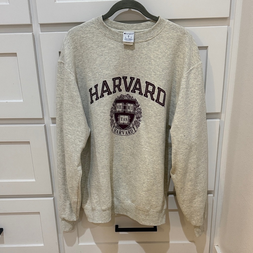 Harvard Cream Crewneck Sweatshirt